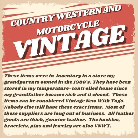 Unknown Brand Tractor on Red Epoxy Belt Buckle - Picture 4 of 6